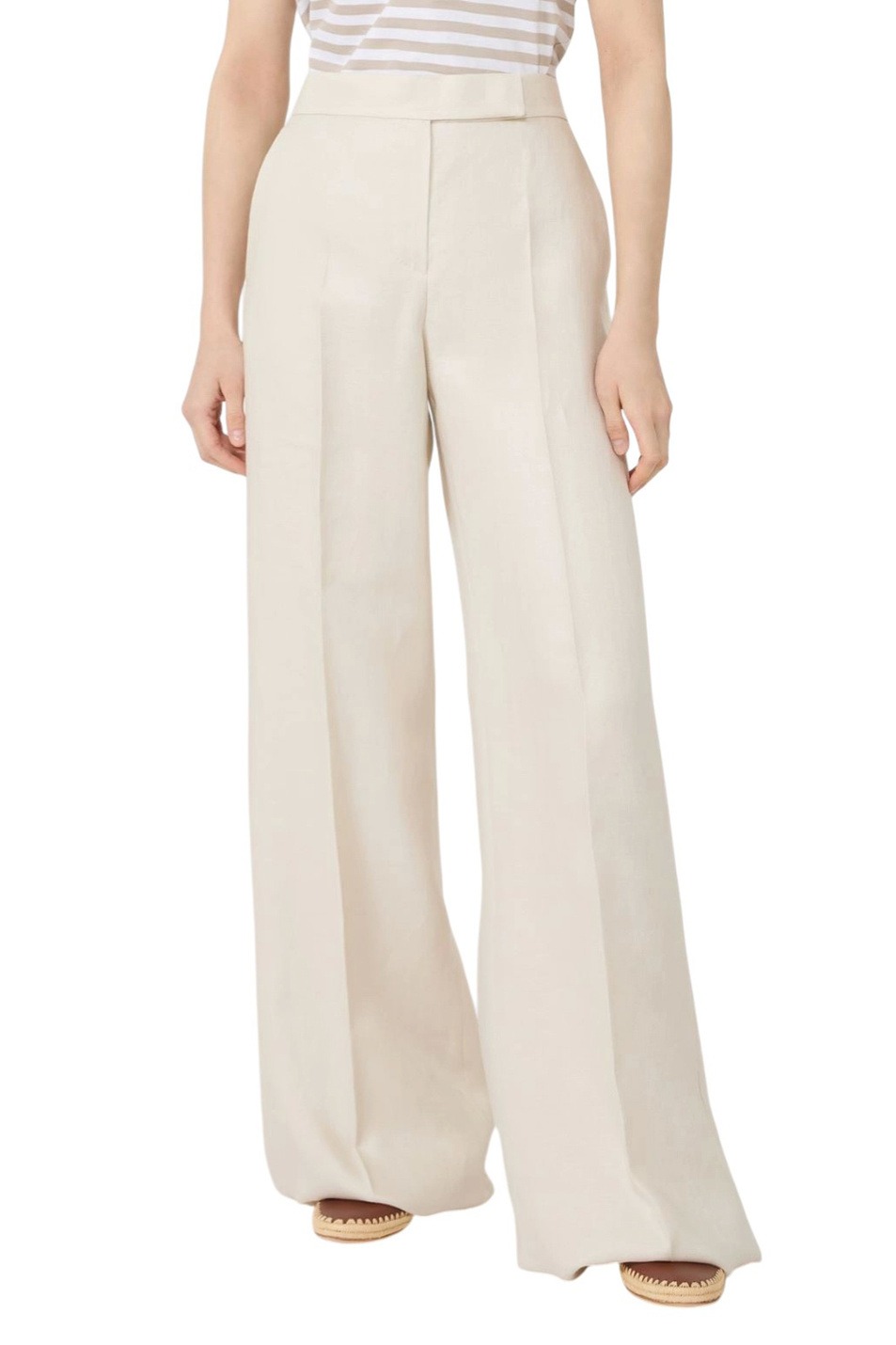 Женский Max Mara Брюки BADESSE из льна (цвет ), артикул 2611131022 | Фото 3