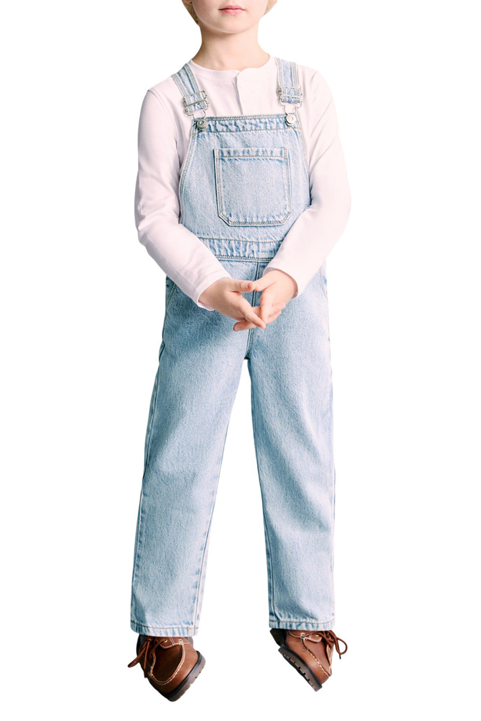 Комбинезон LUCASTC джинсовые|Основной цвет:Голубой Мальчикам Mango Kids Комбинезон LUCASTC джинсовые (цвет ), артикул 27074403 | Фото 3