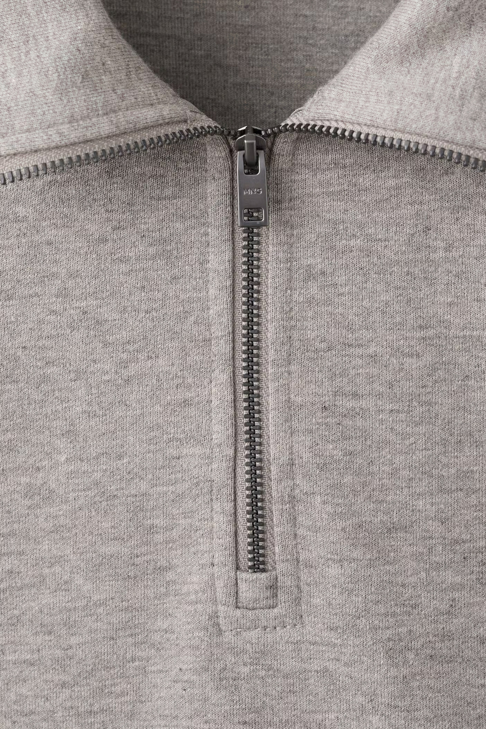 Толстовка PORTELLP с воротником на молнии|Основной цвет:Серый Мужской Mango Man Толстовка PORTELLP с воротником на молнии (цвет ), артикул 27062887 | Фото 5