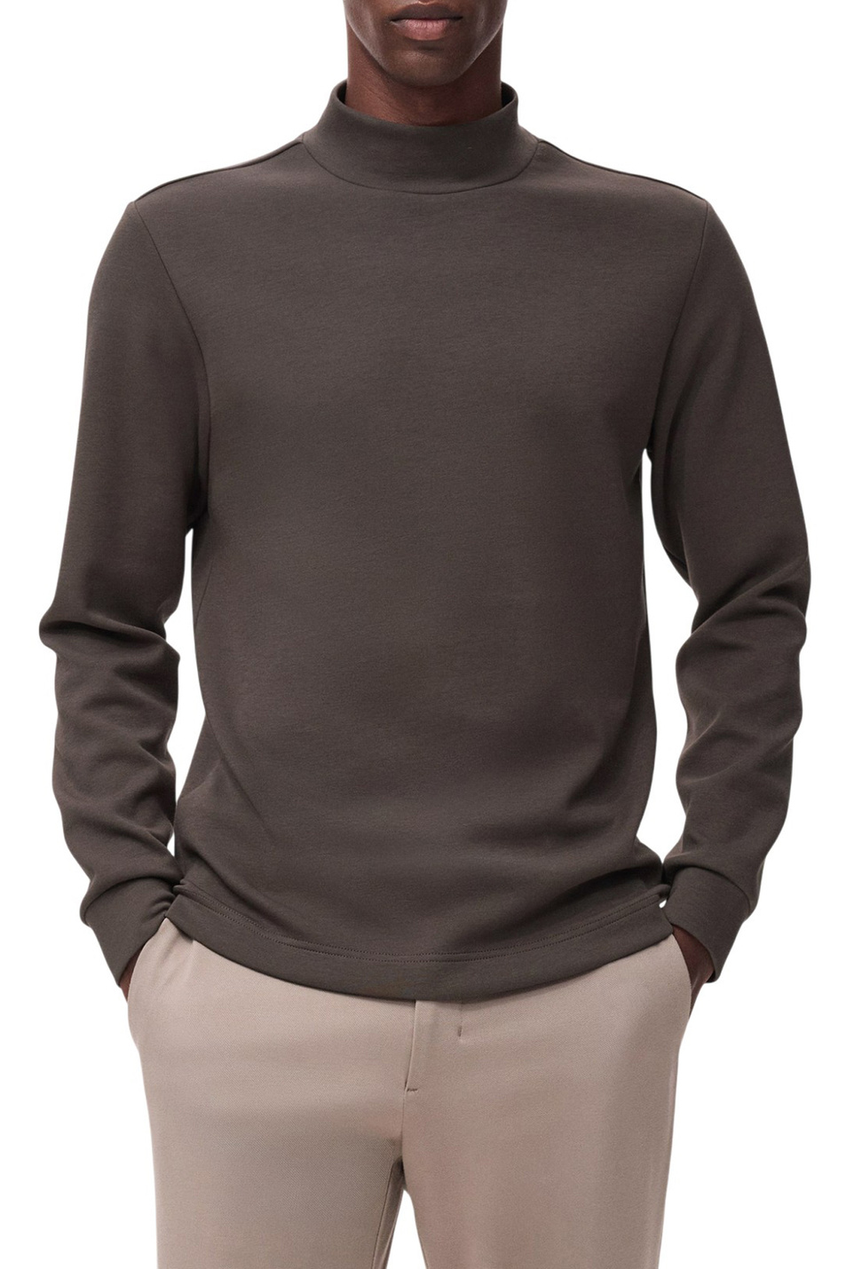 Мужской Mango Man Джемпер LUTON с высоким воротником (цвет ), артикул 17088276 | Фото 3
