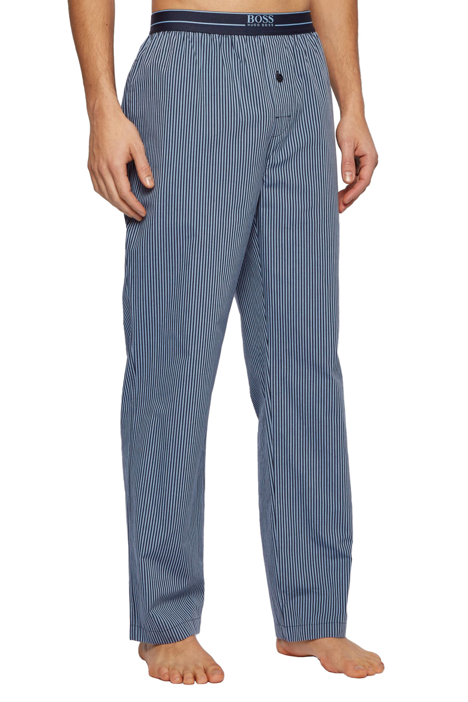 BOSS Пижамные брюки из хлопкового поплина (цвет ), артикул 50452706 | Фото 3