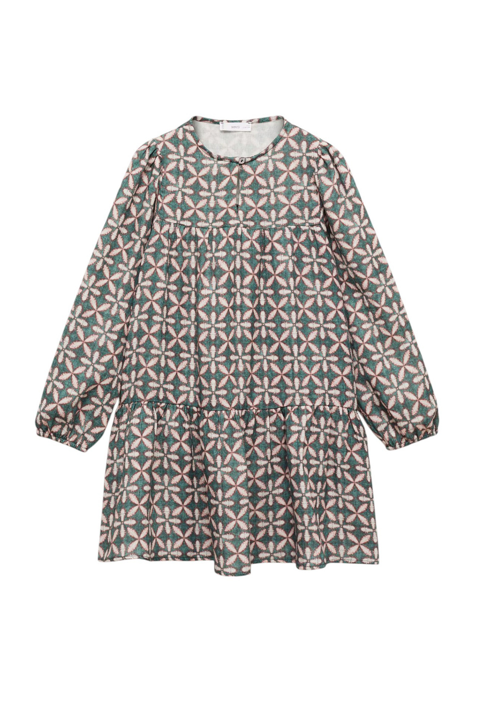 Девочкам Mango Kids Платье ESTRELLA из хлопка (цвет ), артикул 87080643 | Фото 1