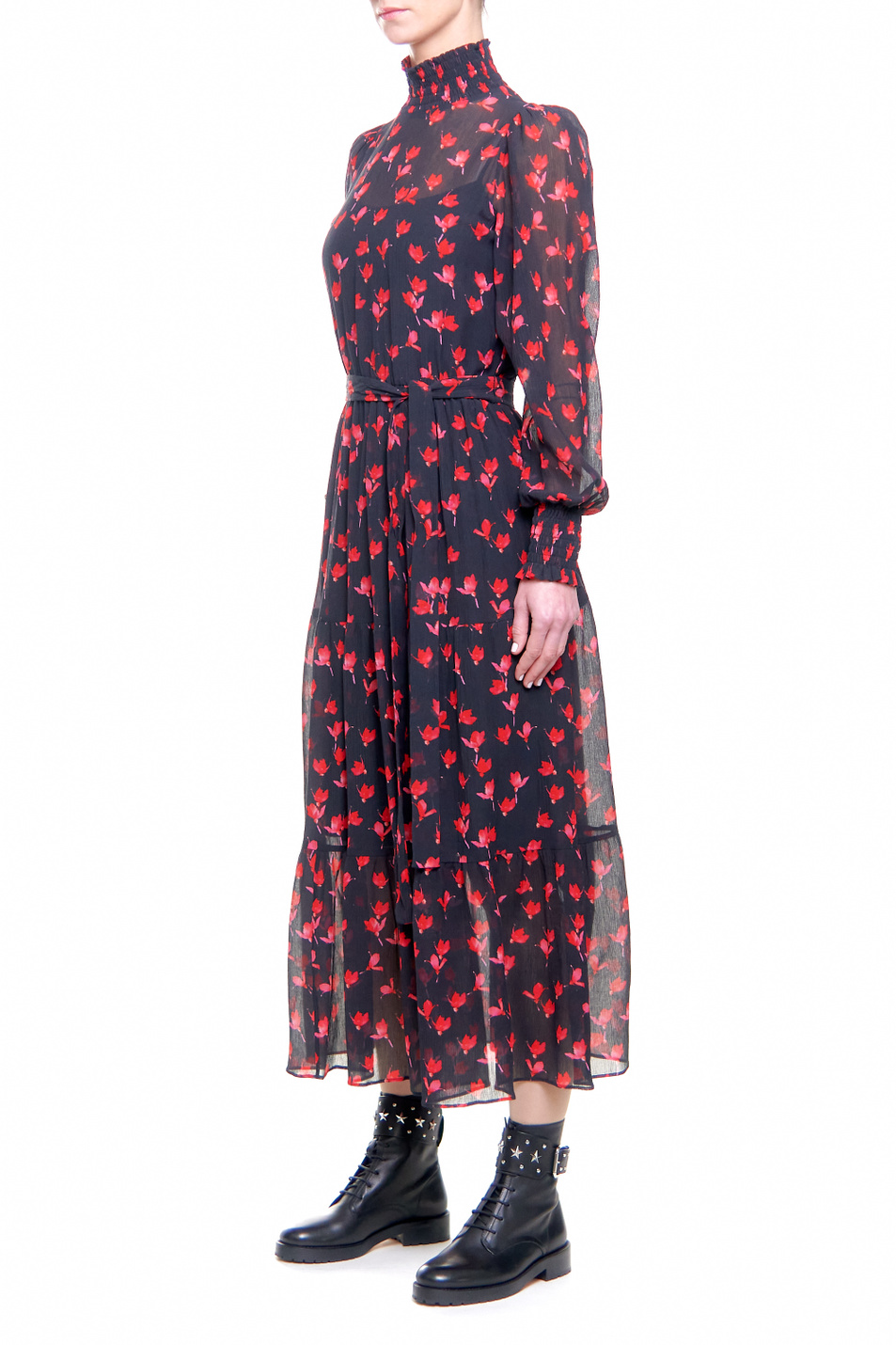 HUGO Платье Kanesi с принтом цветущей сакуры (цвет ), артикул 50447171 | Фото 3