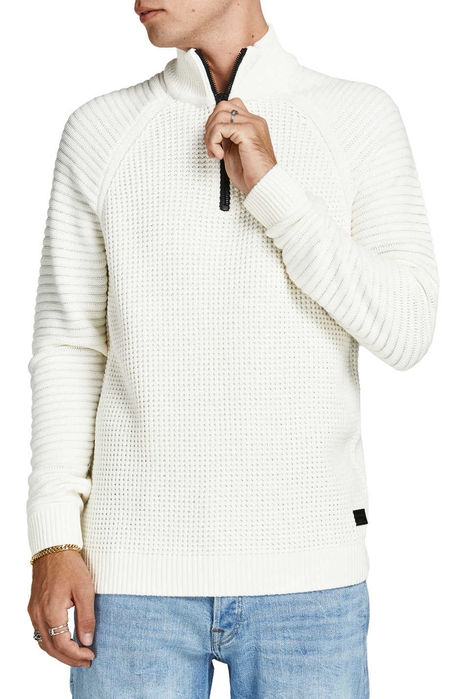 Мужской Jack & Jones Свитер с воротником-стойкой на молнии (цвет ), артикул 12190530 | Фото 3