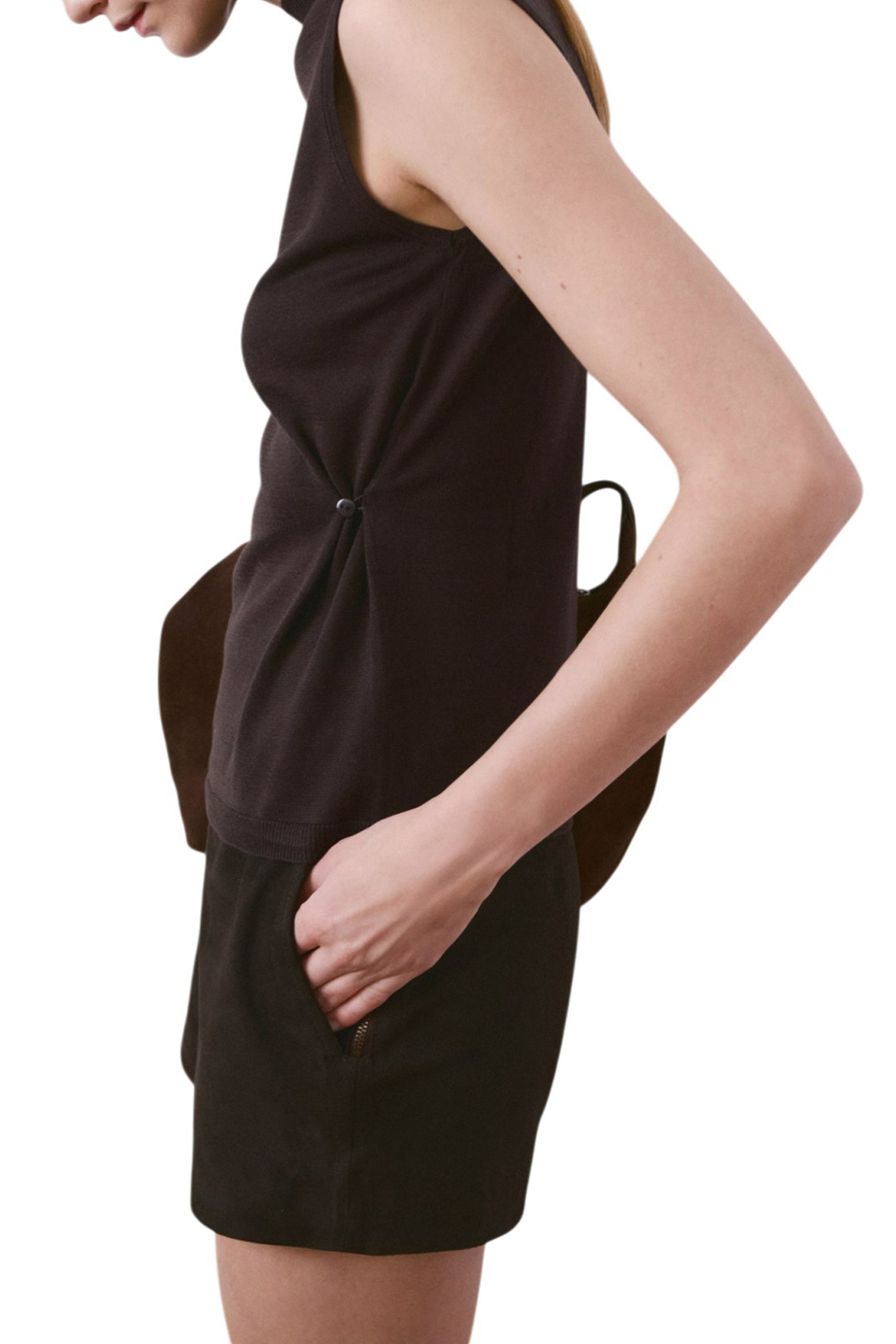 Женский Mango Топ BIE со сборкой (цвет ), артикул 27055819 | Фото 4