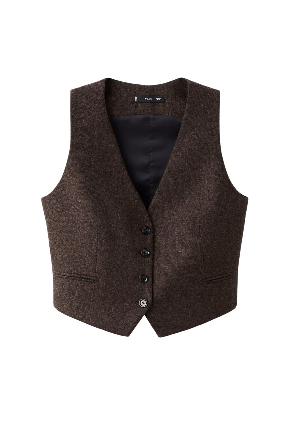 Женский Mango Жилет PIPER из смесовой шерсти (цвет ), артикул 17027913 | Фото 1