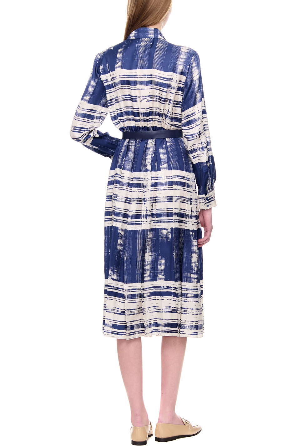 Женский Max Mara Платье-рубашка OSTE из натурального шелка (цвет ), артикул 2362210637 | Фото 5