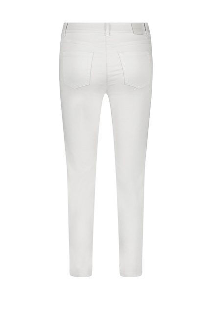Укороченные джинсы из эластичного денима|Основной цвет:Белый|Артикул:92335-67813-Best4me 7/8 | Фото 2