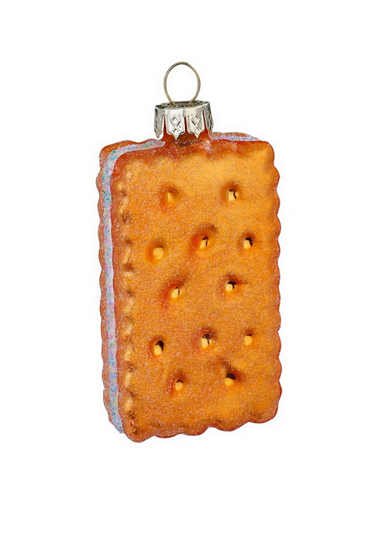Не имеет пола Inge's Christmas Елочная игрушка "Печенье-сэндвич" 8 см (цвет ), артикул 64998H120 | Фото 1