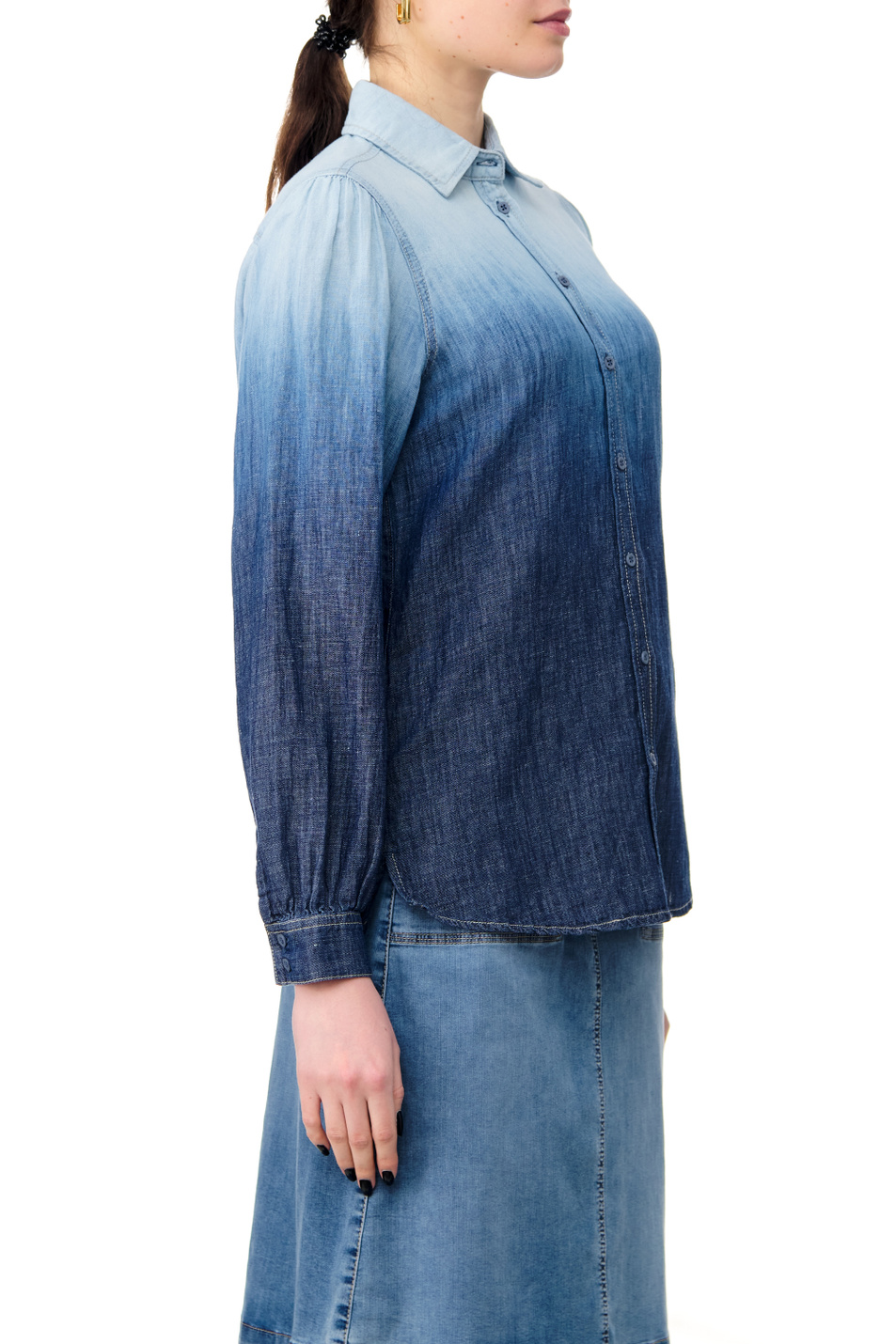 Женский Gerry Weber Рубашка с градиентным принтом (цвет ), артикул 760013-31603 | Фото 5