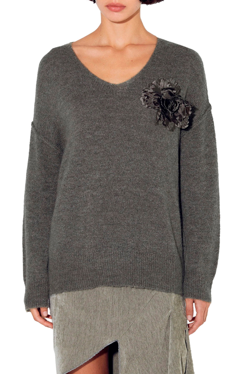 Женский Parfois Пуловер из смесовой пряжи альпаки (цвет ), артикул 215411 | Фото 3