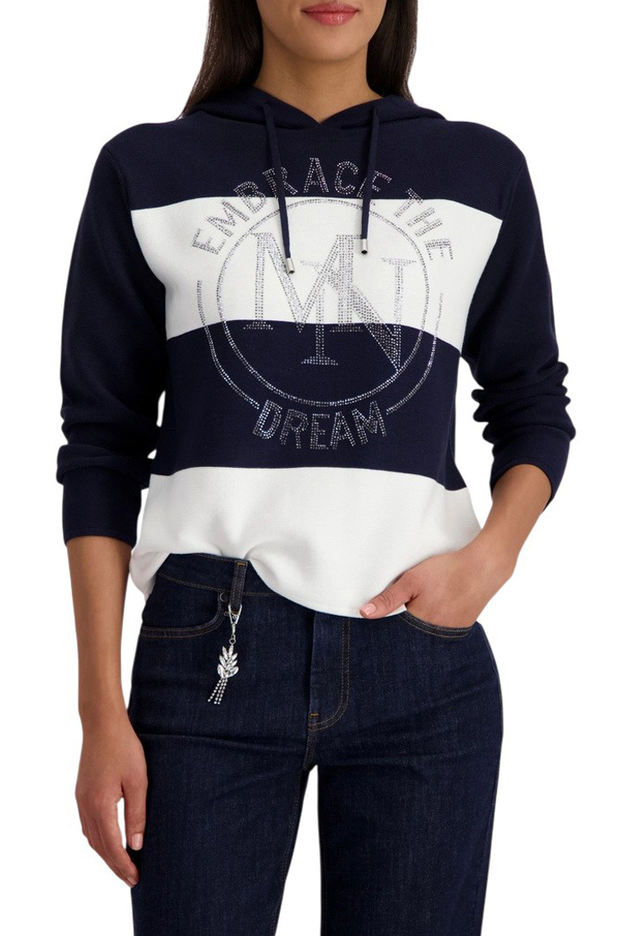 Женский Monari Худи из натурального хлопка с принтом (цвет ), артикул 410391 | Фото 3