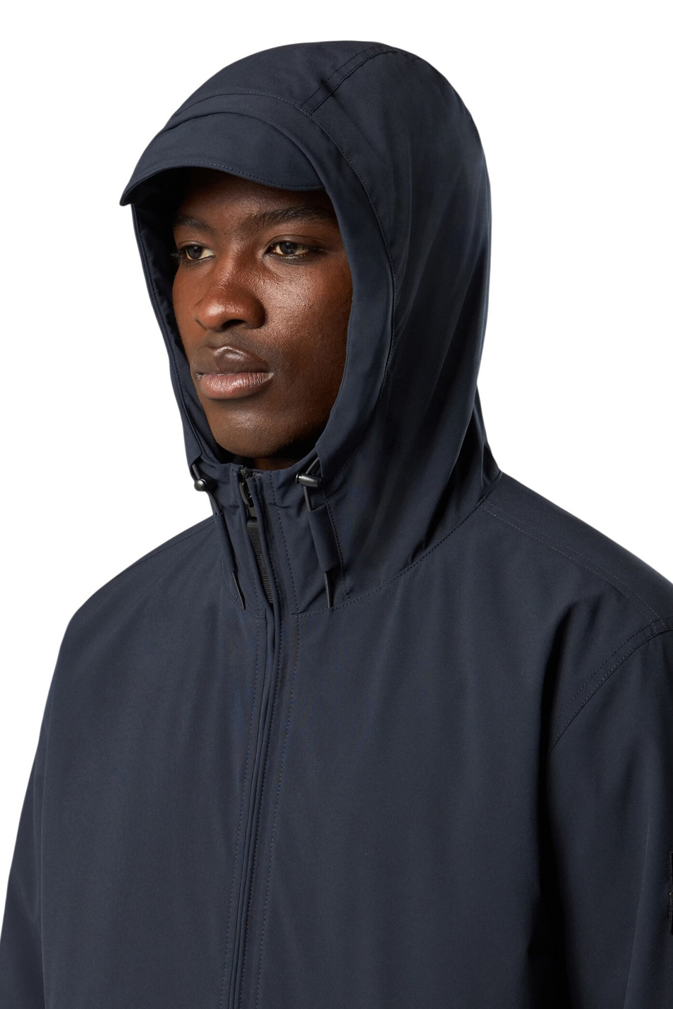 Мужской Stone Island Куртка из водоотталкивающей ткани с капюшоном (цвет ), артикул L1S154100108-S0A27 | Фото 6