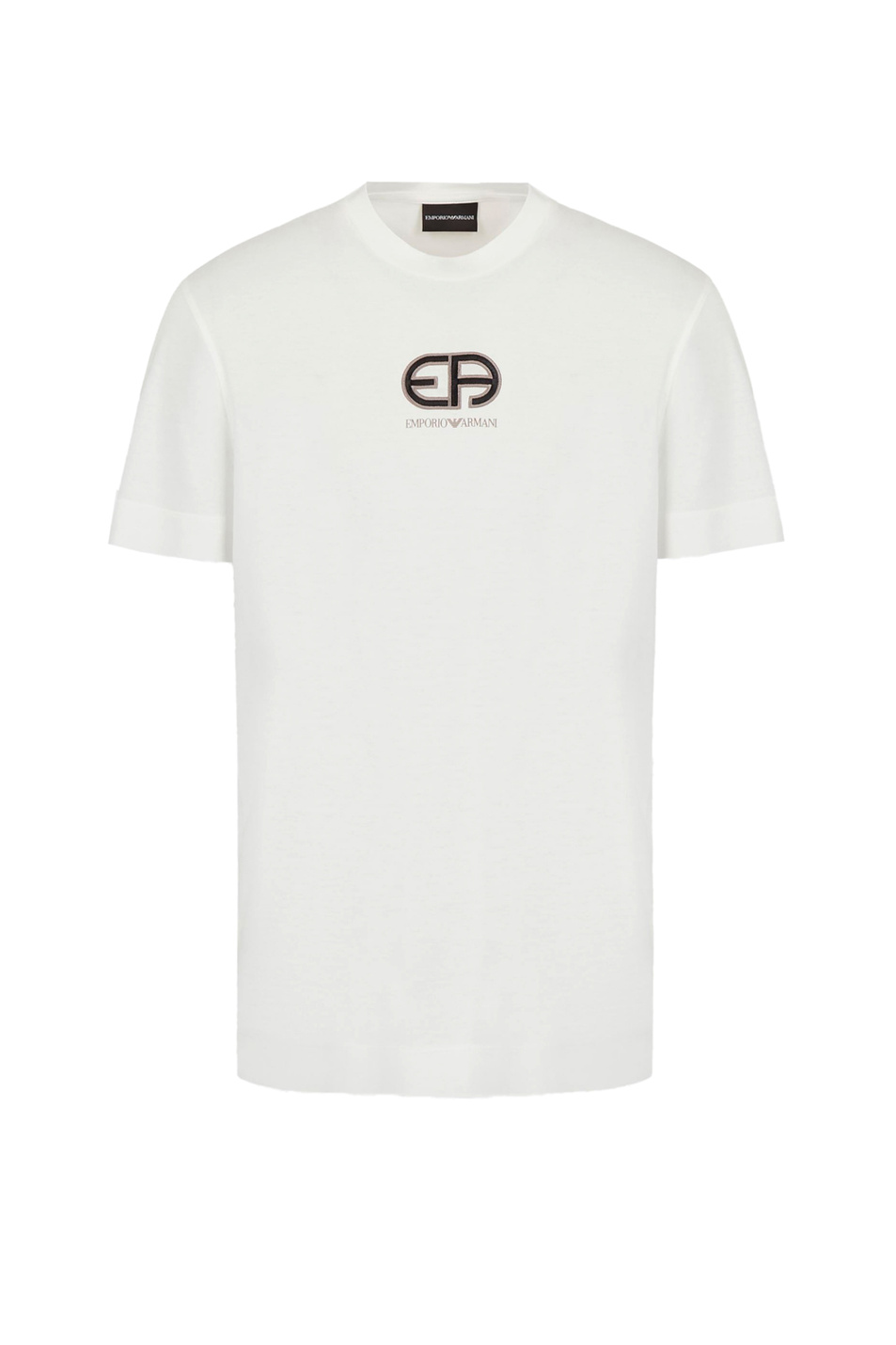 Emporio Armani Футболка из смесового джерси с вышивкой логотипа R-EAcreate (цвет ), артикул 3K1TAC-1JUVZ | Фото 1