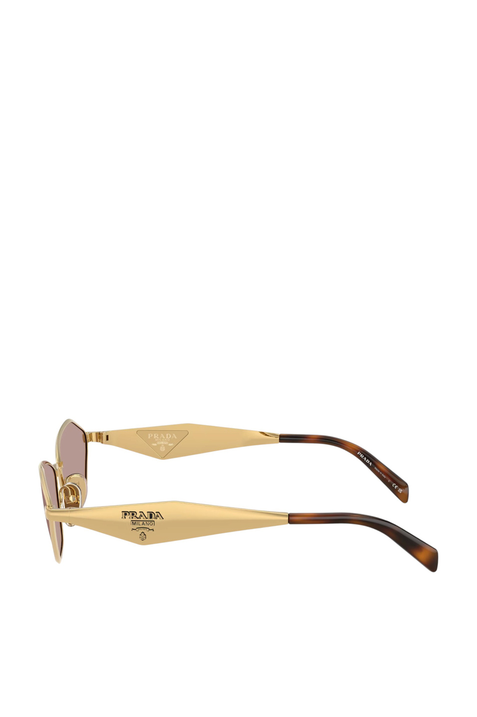 Солнцезащитные очки 0PR D50S|Основной цвет:Золотой Женский Prada Eyewear Солнцезащитные очки 0PR D50S (цвет ), артикул 0PR D50S | Фото 3