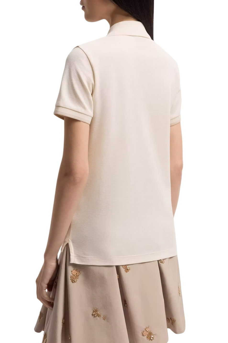 Женский Moncler Поло из хлопка (цвет ), артикул L10938A00004-84720 | Фото 4