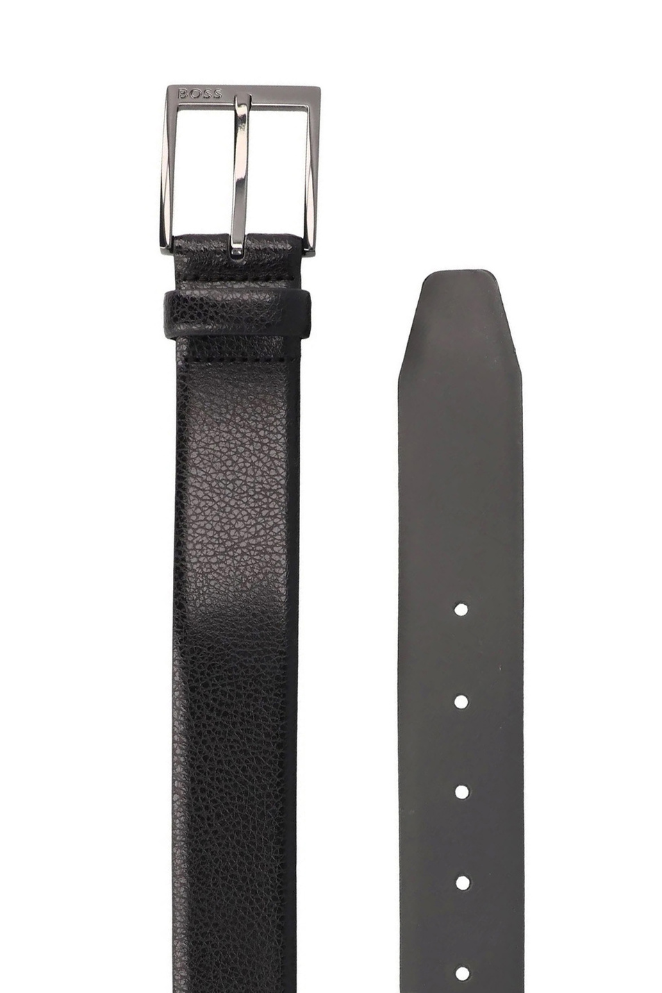Ремень Elloy из натуральной кожи|Основной цвет:Черный Мужской BOSS Ремень Elloy из натуральной кожи (цвет ), артикул 50541158 | Фото 2