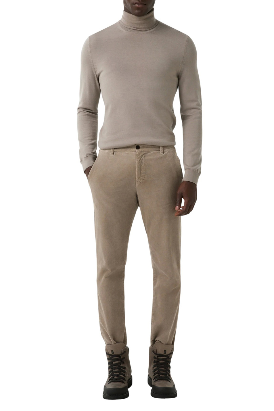 Брюки RILEY штроксовые|Основной цвет:Бежевый Мужской Bogner Брюки RILEY штроксовые (цвет ), артикул 18413611 | Фото 3