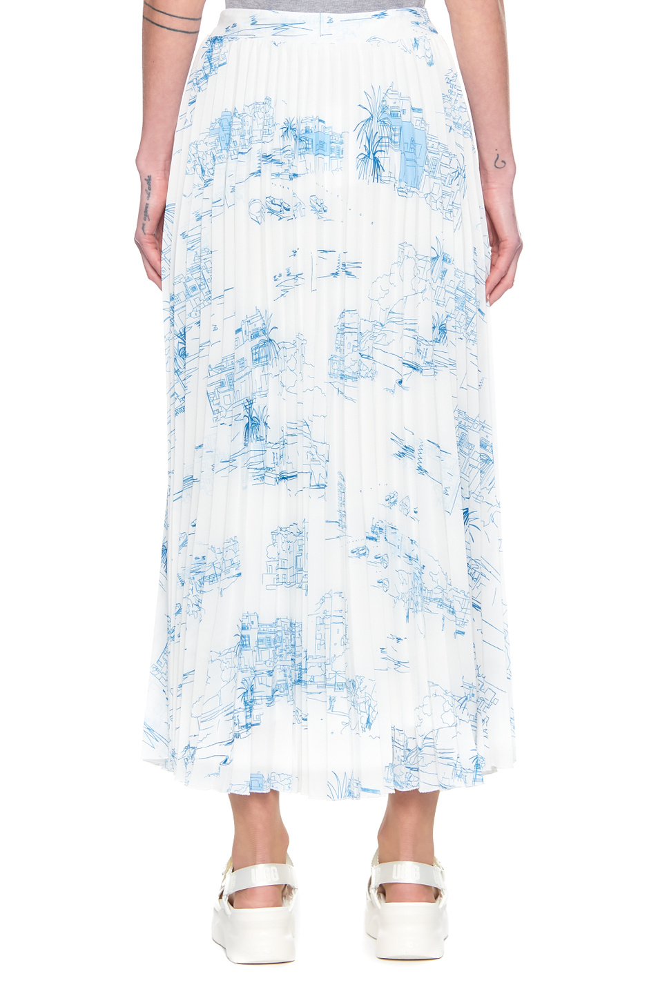 BOSS Плиссированная юбка Erike с принтом (цвет ), артикул 50447424 | Фото 5