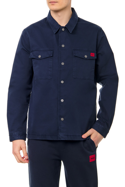 HUGO Рубашка оверсайз с лого на кармане ( цвет), артикул 50468631 | Фото 1