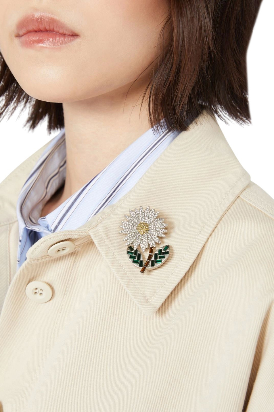 Женский Weekend Max Mara Брошь CRESPO (цвет ), артикул 2615751024 | Фото 2