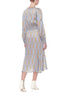 Elisabetta Franchi Платье из натурального шелка с принтом ( цвет), артикул AB16018E2 | Фото 5