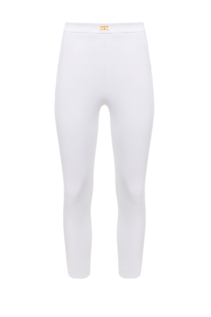 Облегающие брюки классического кроя|Основной цвет:Белый|Артикул:PA05231E2 | Фото 1