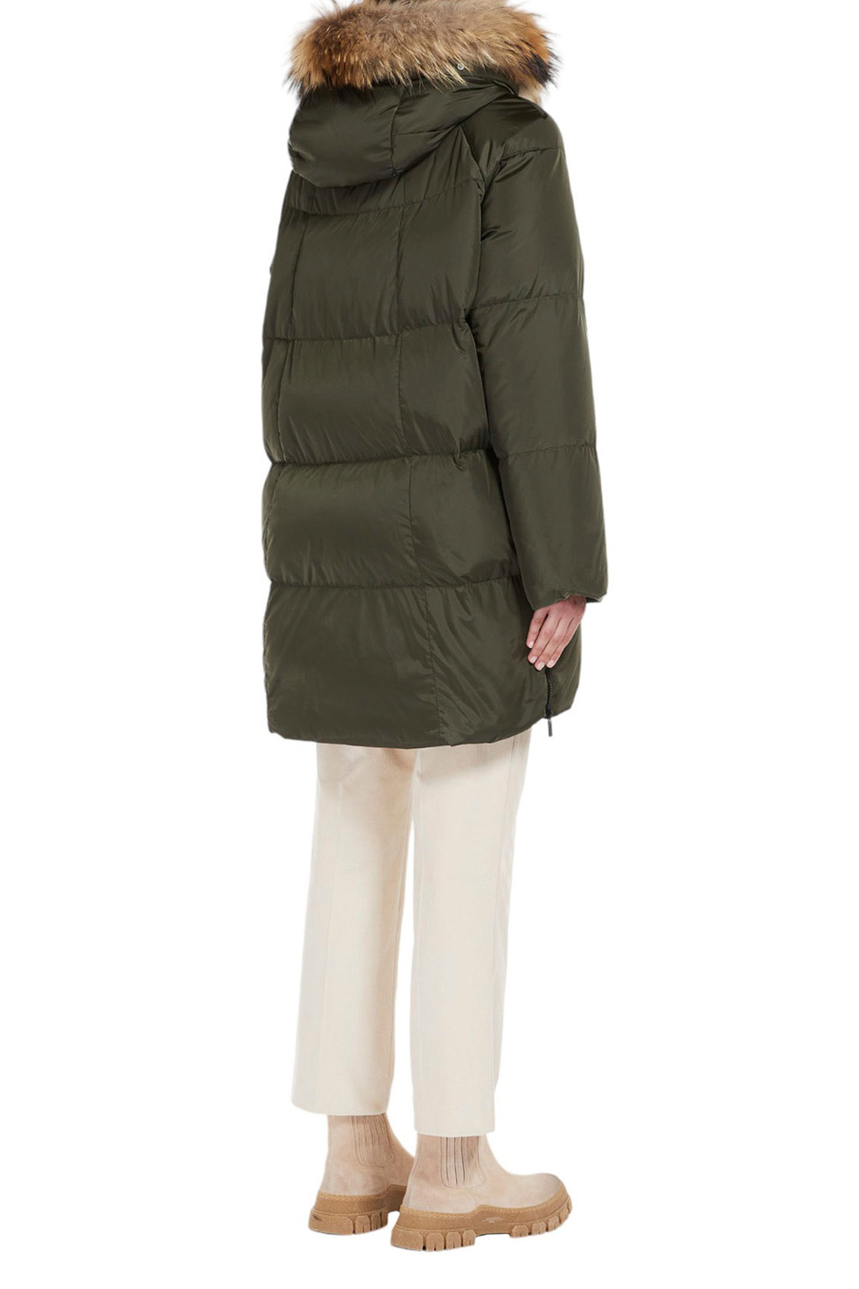 Женский Weekend Max Mara Куртка-парка BEMBO из водотталкивающего материала (цвет ), артикул 2354960633 | Фото 4