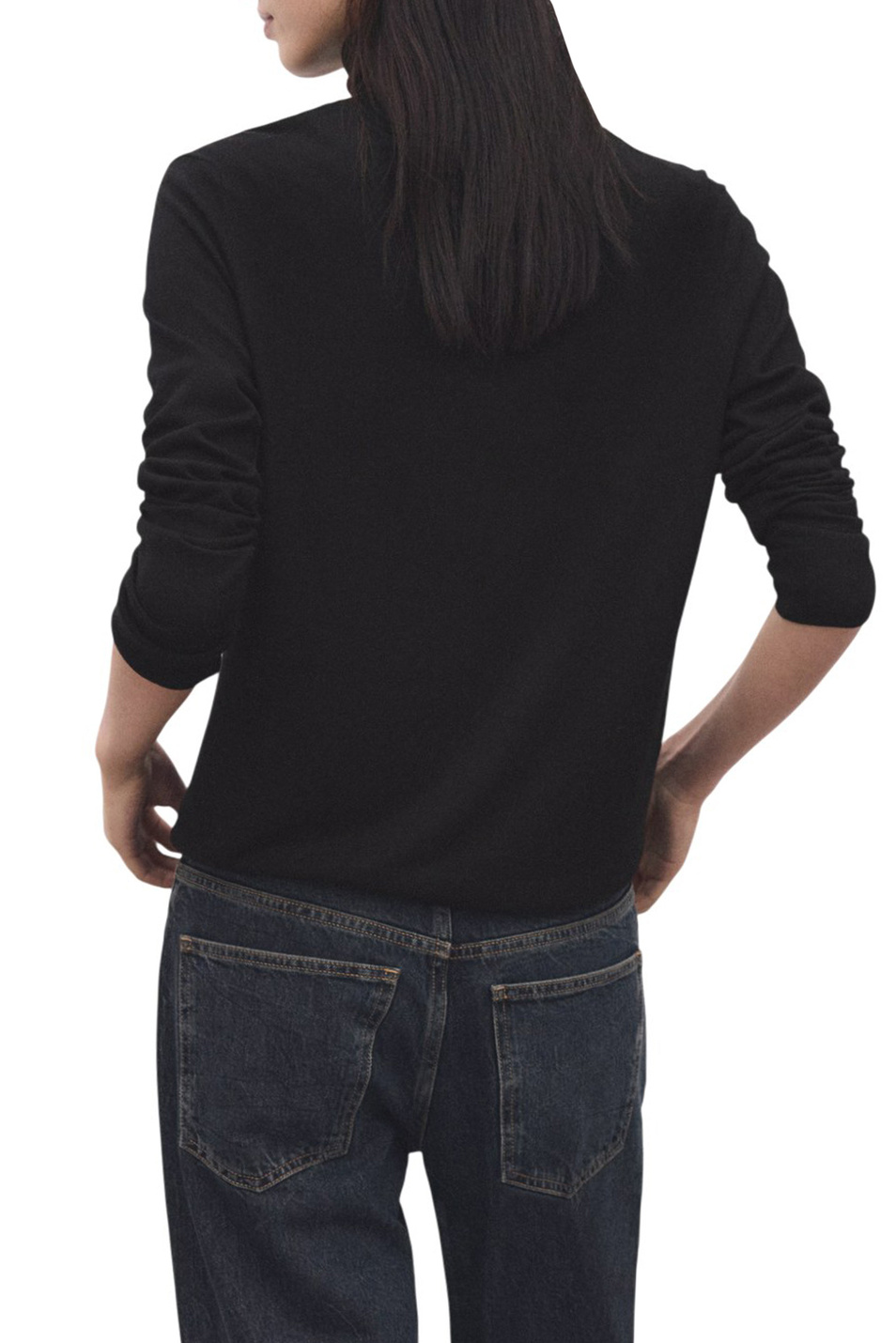 Женский Mango Водолазка LUCCAC однотонная (цвет ), артикул 27031274 | Фото 4