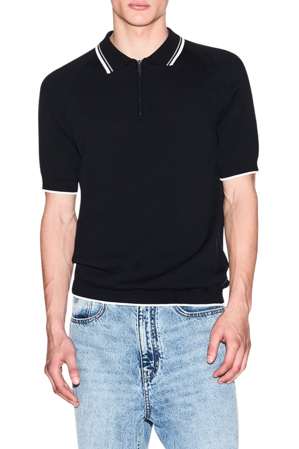 Мужской Armani Exchange Поло с контрастными элементами (цвет ), артикул XM001977-AF20139 | Фото 3