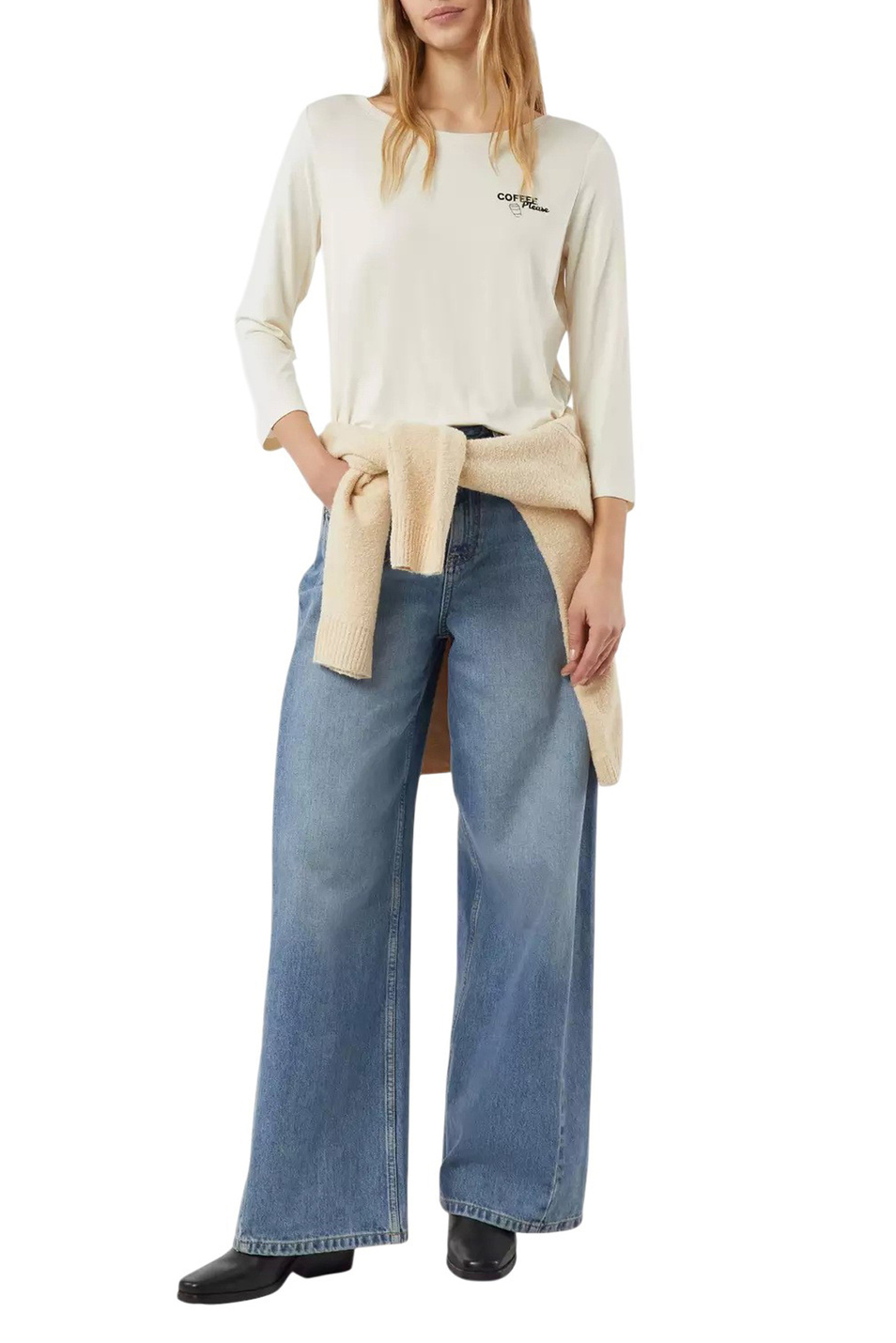 Женский Comma Лонгслив c принтом (цвет ), артикул 2175631 | Фото 2