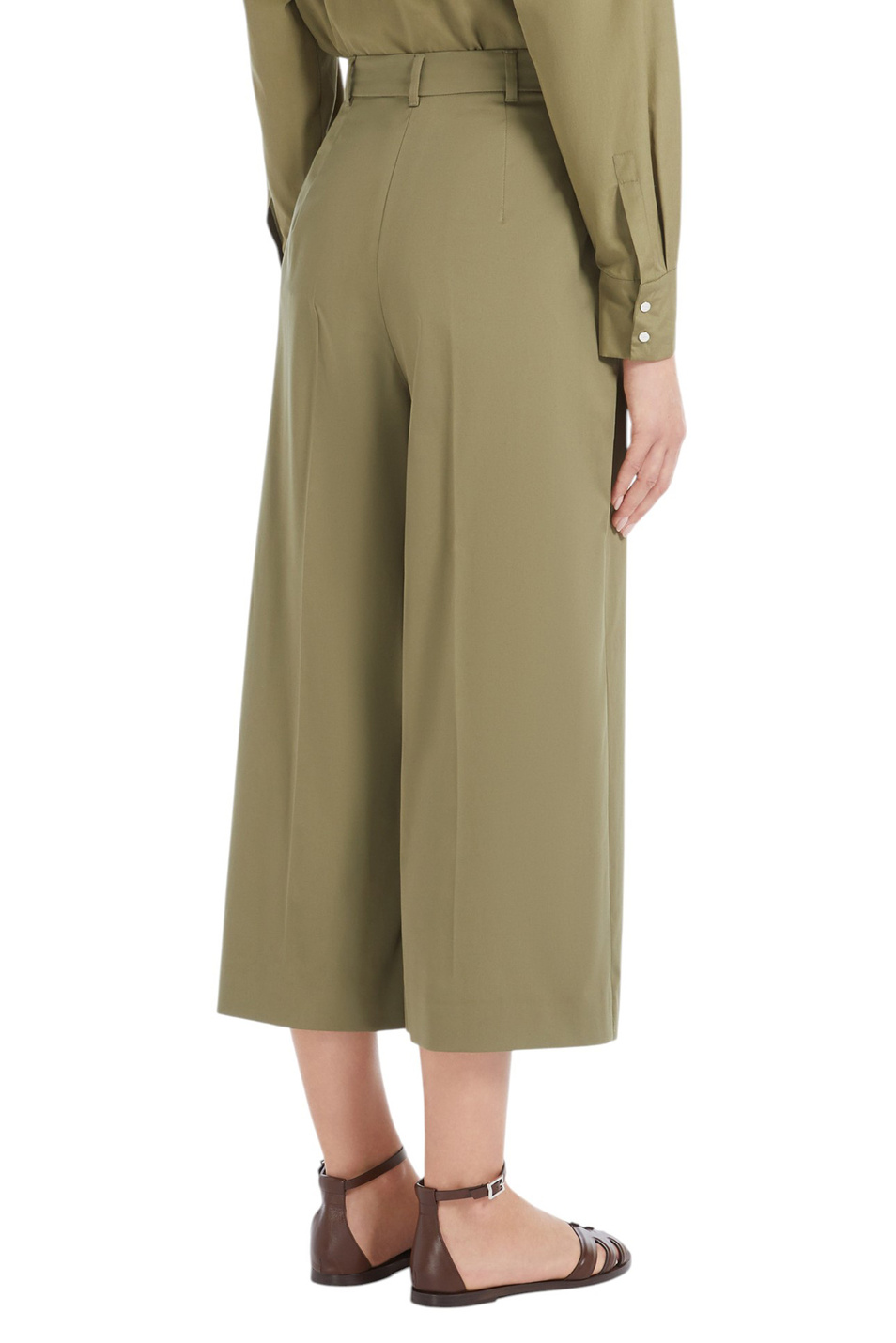 Женский Max Mara Брюки RIBERA из эластичного хлопка (цвет ), артикул 2516131102 | Фото 4
