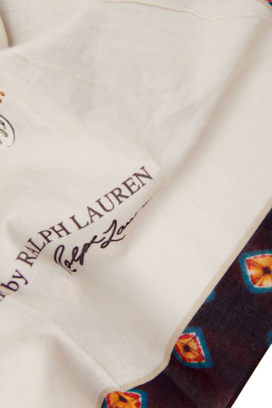 Polo Ralph Lauren Платок из натурального хлопка с фирменным принтом (цвет ), артикул 455871078001 | Фото 2