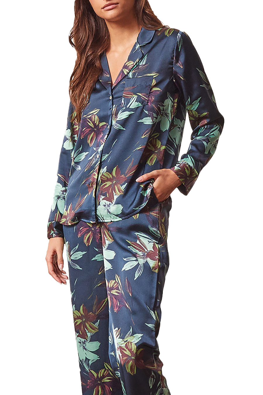 Женский Etam Пижамная рубашка DRYANA с принтом (цвет ), артикул 6530227 | Фото 1