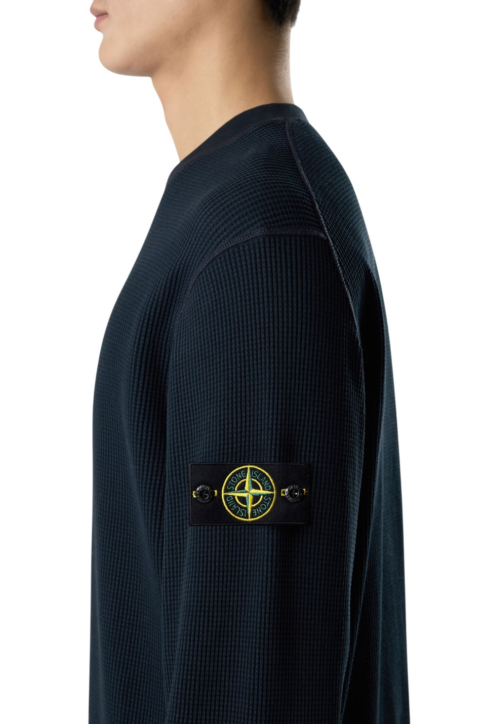 Мужской Stone Island Свитшот из вафельного флиса (цвет ), артикул L1S156100056-S0044 | Фото 5
