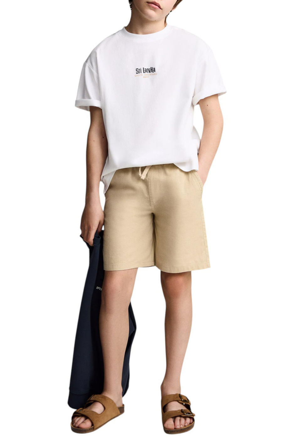 Мальчикам Mango Kids Футболка SRI из хлопка с принтом (цвет ), артикул 87015952 | Фото 3