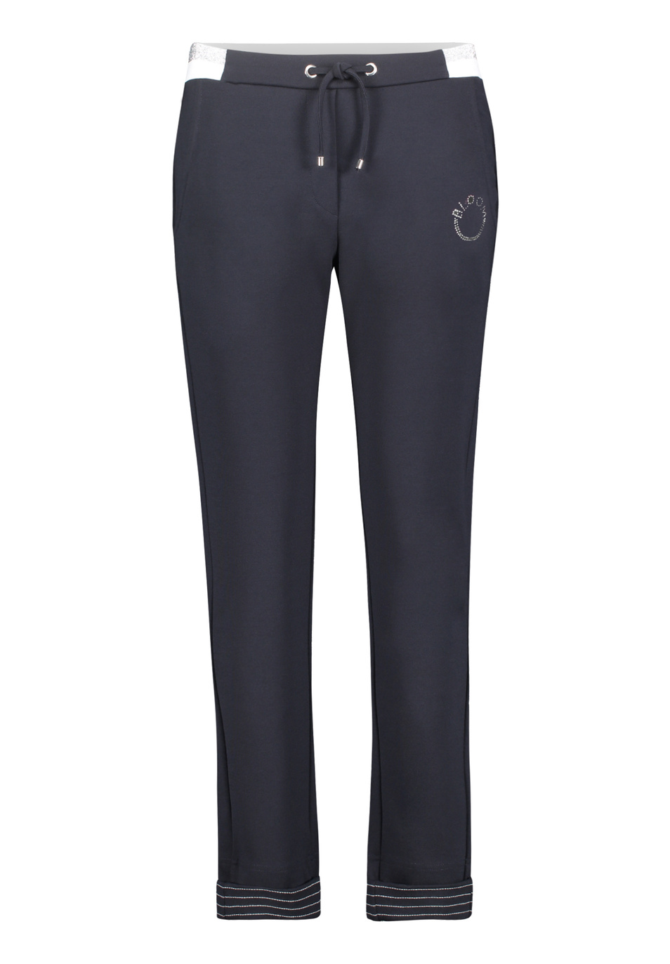Betty Barclay Спортивные брюки из смесовой вискозы с контрастным поясом (цвет ), артикул 6383/2229 | Фото 1