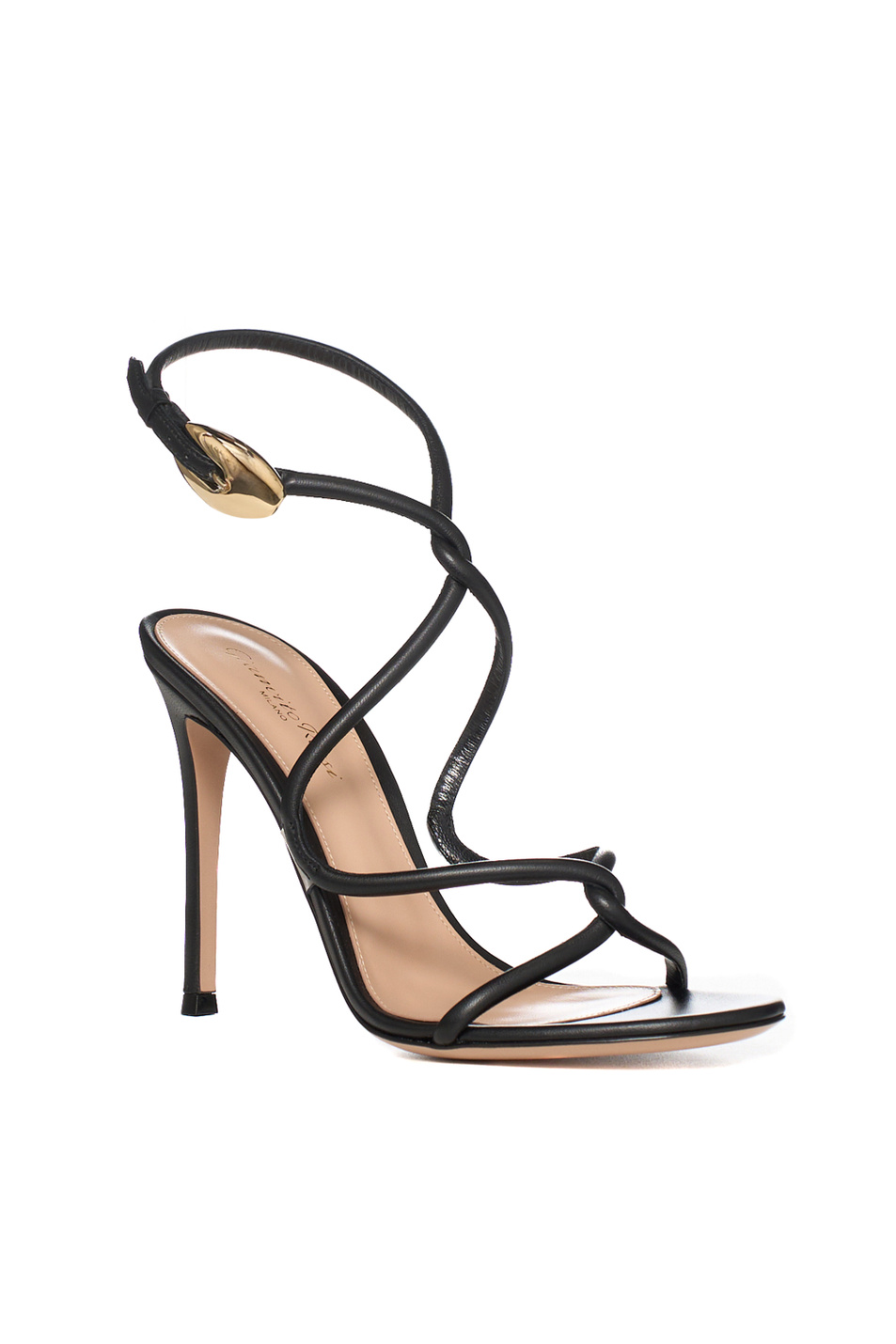Босоножки MAMBA из натуральной кожи|Основной цвет:Черный Женский Gianvito Rossi Босоножки MAMBA из натуральной кожи (цвет ), артикул G32533.15RIC.NPYNETR | Фото 2
