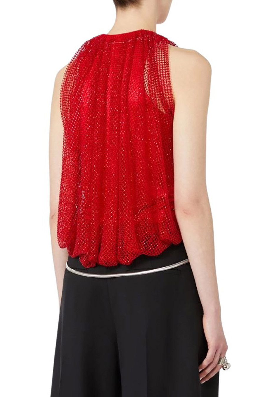 Женский Sportmax Топ NODO со стразами (цвет ), артикул 2612941061 | Фото 4