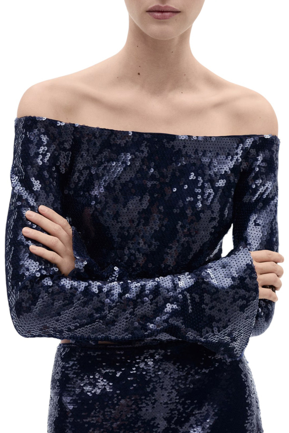 Женский Mango Джемпер ARLET  с пайетками (цвет ), артикул 77029058 | Фото 3