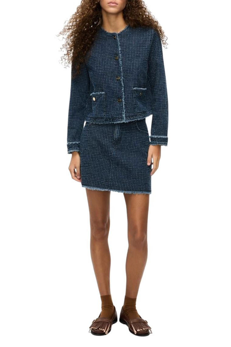 Юбка IBLROLLIO джинсовая|Основной цвет:Синий Женский iBLUES Юбка IBLROLLIO джинсовая (цвет ), артикул 2617101061 | Фото 2