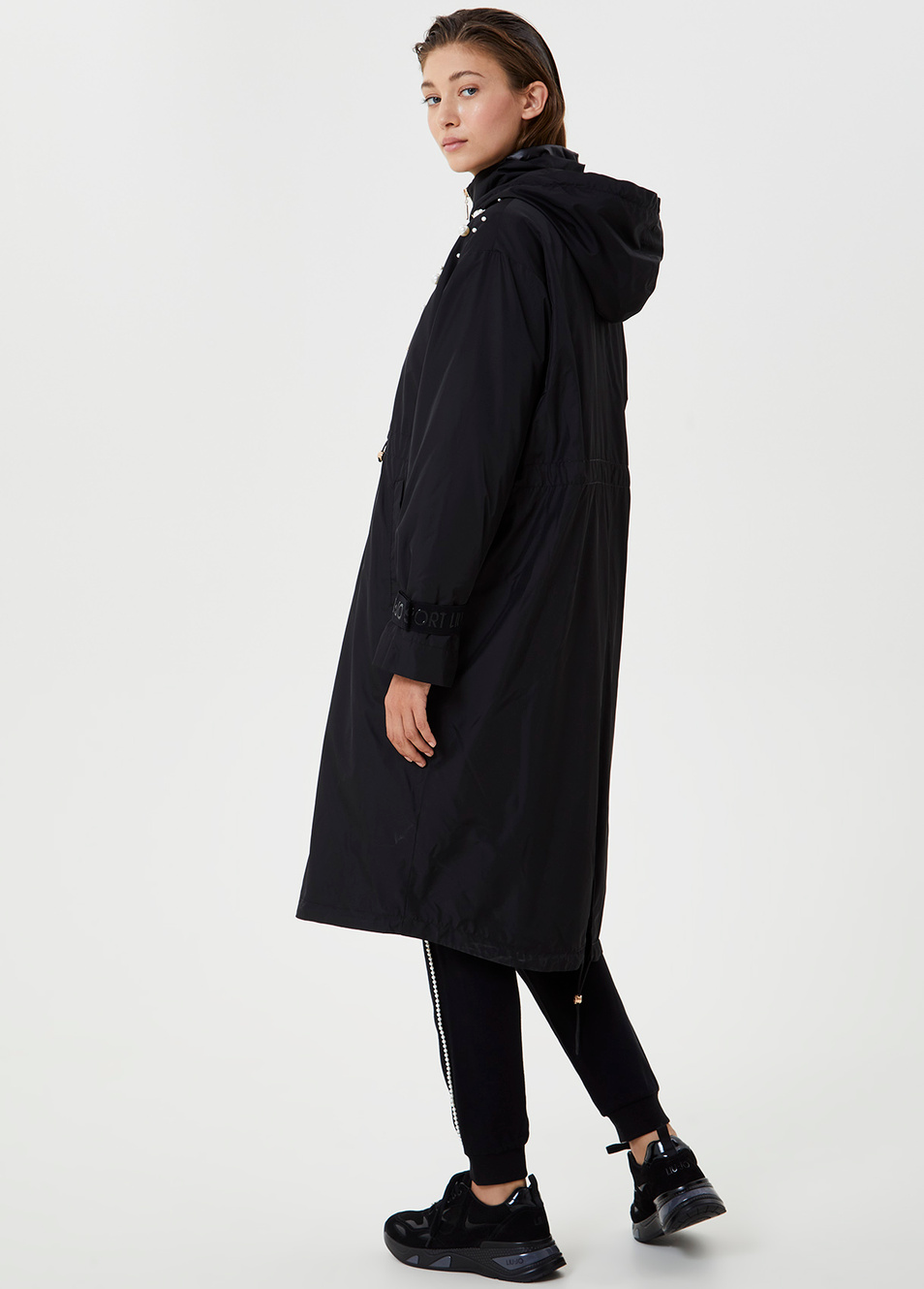 Liu Jo Удлиненная куртка с жемчужной аппликацией (цвет ), артикул TF0014T4559 | Фото 4