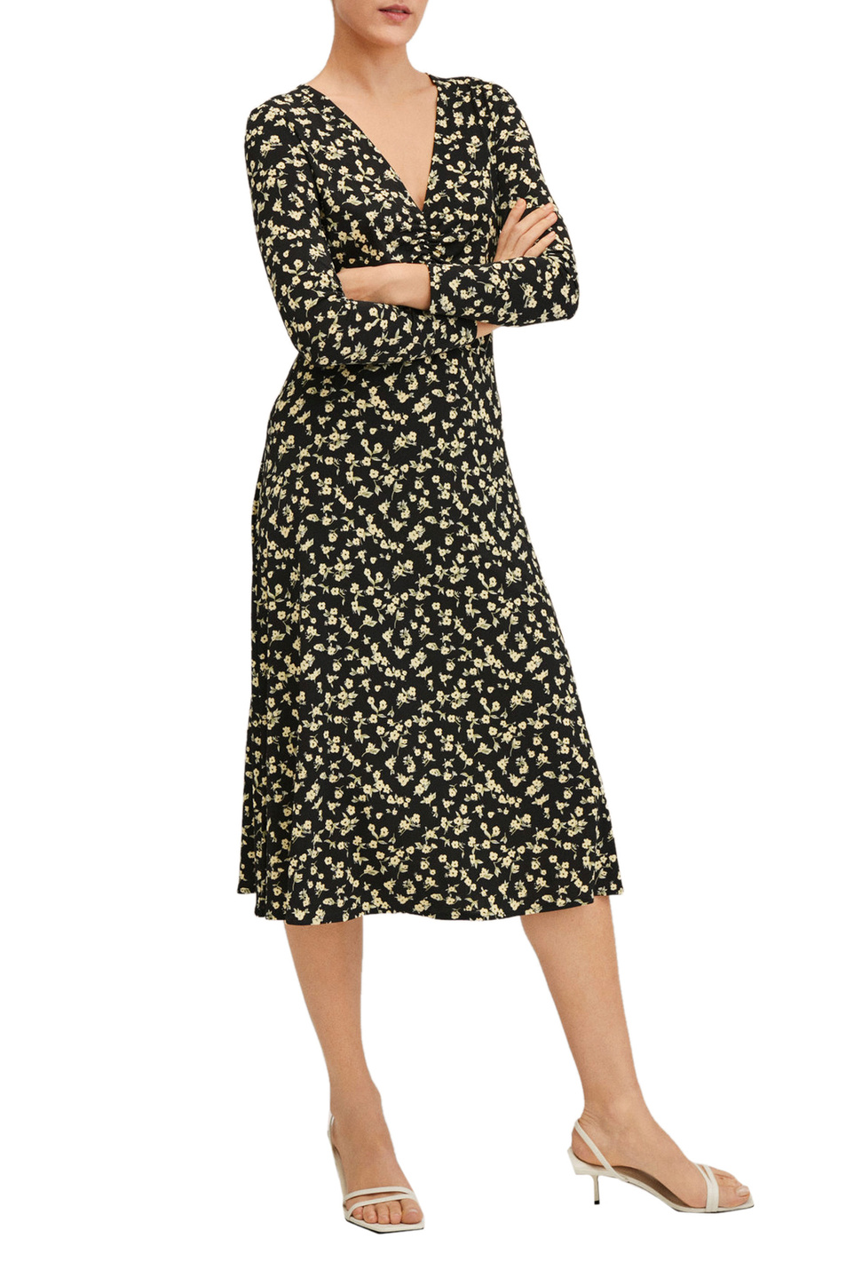 Mango Платье LICHI со сборками и принтом (цвет ), артикул 27084015 | Фото 2