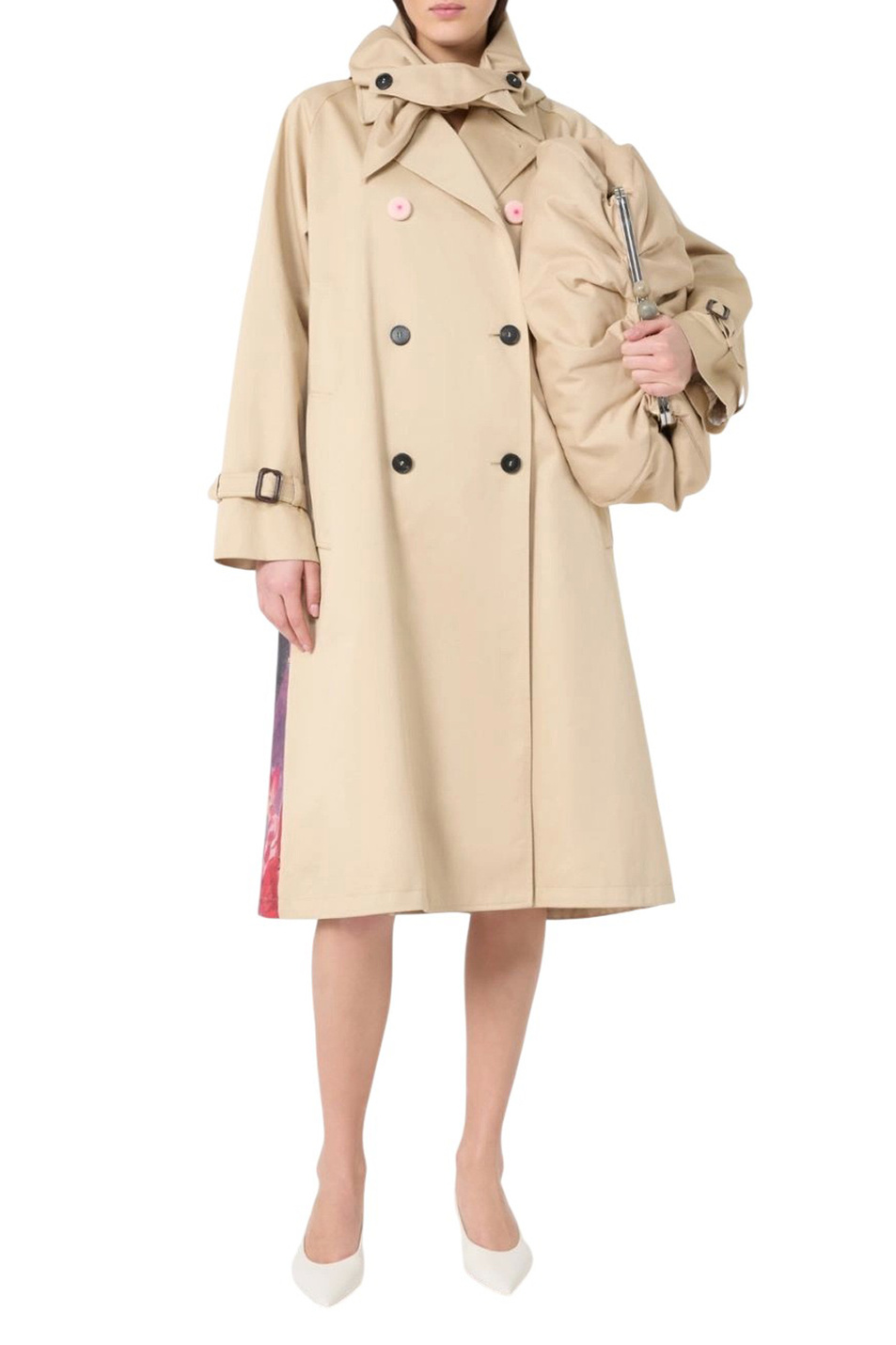 Женский Weekend Max Mara Тренч NINFA с принтом (цвет ), артикул 2615021016 | Фото 2