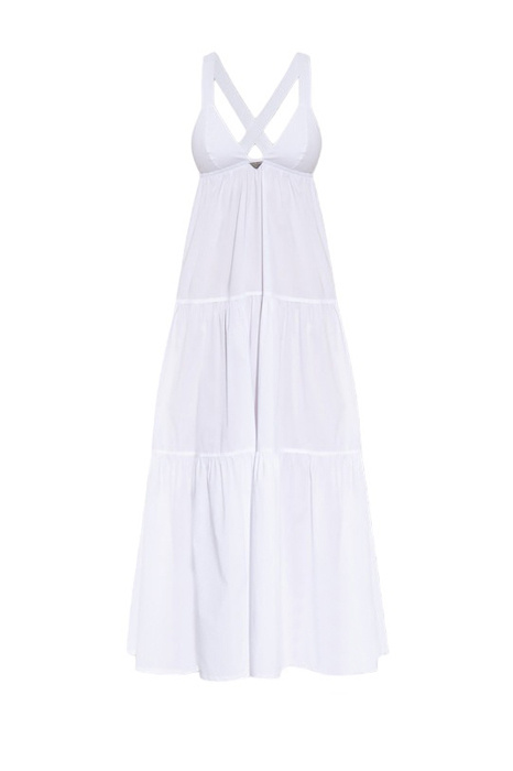 Платье однотонное|Основной цвет:Белый|Артикул:262733-3R351 | Фото 1
