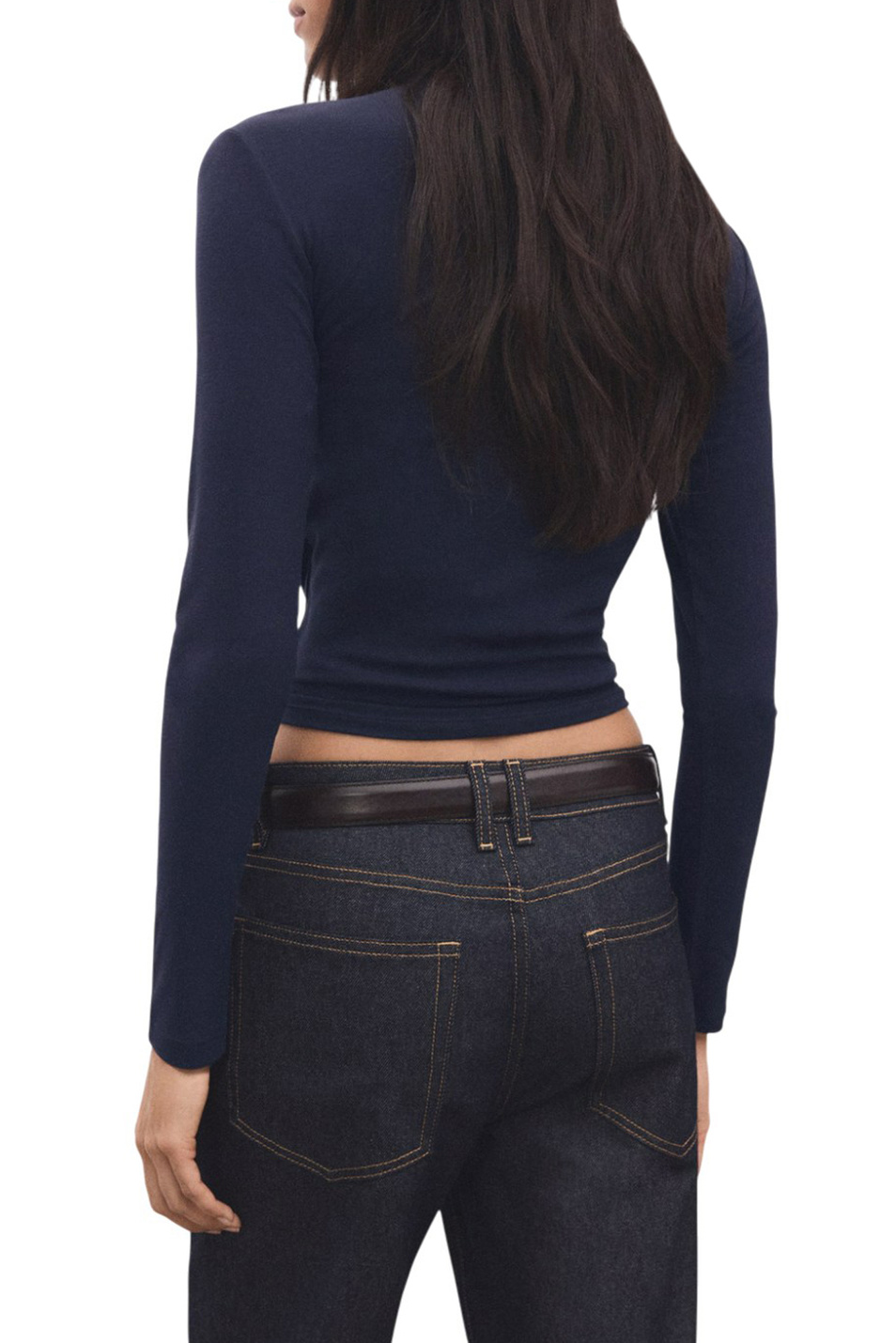 Женский Mango Водолазка SECONDPE из смесовой вискозы (цвет ), артикул 27001347 | Фото 4