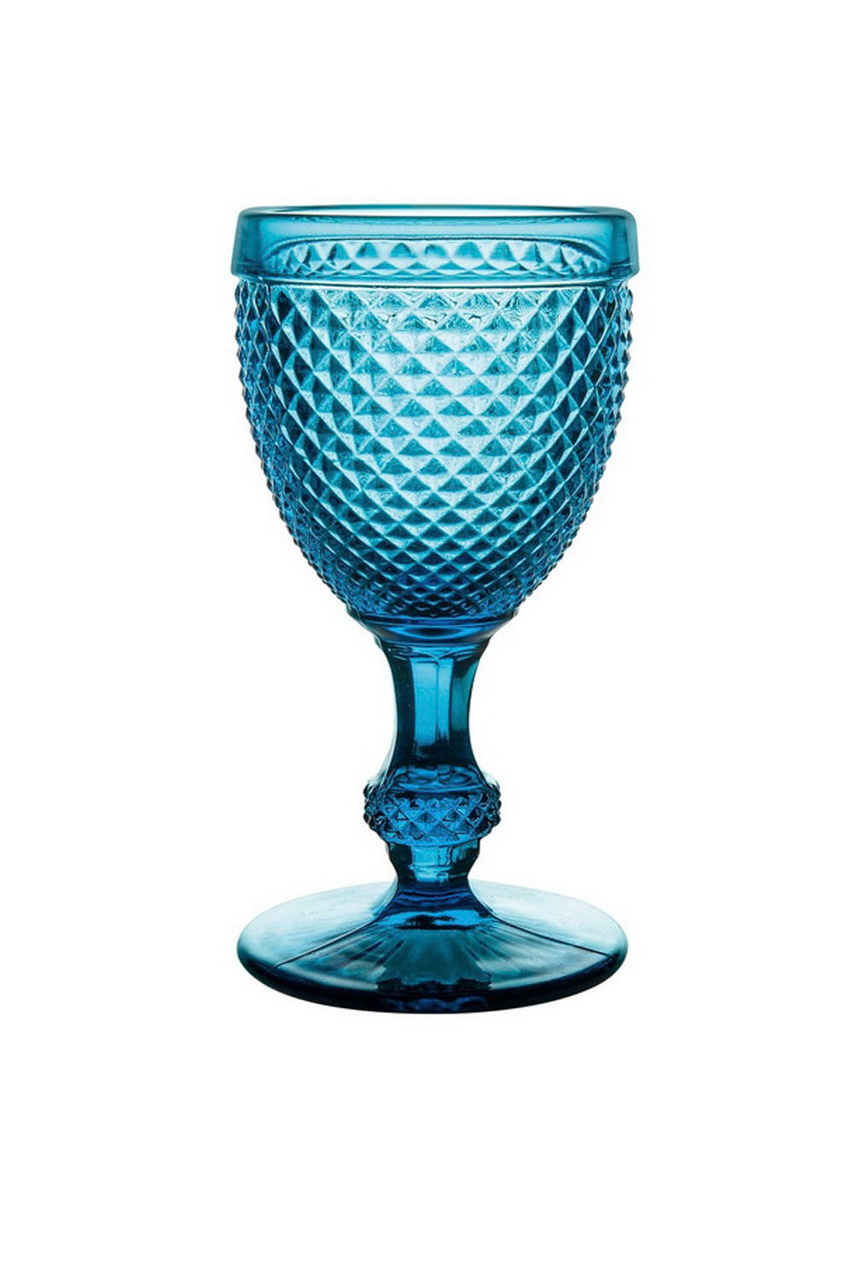 Набор бокалов для красного вина Bicos Blue 210 мл, 4 шт.|Основной цвет:Синий|Артикул:49000068 | Фото 1