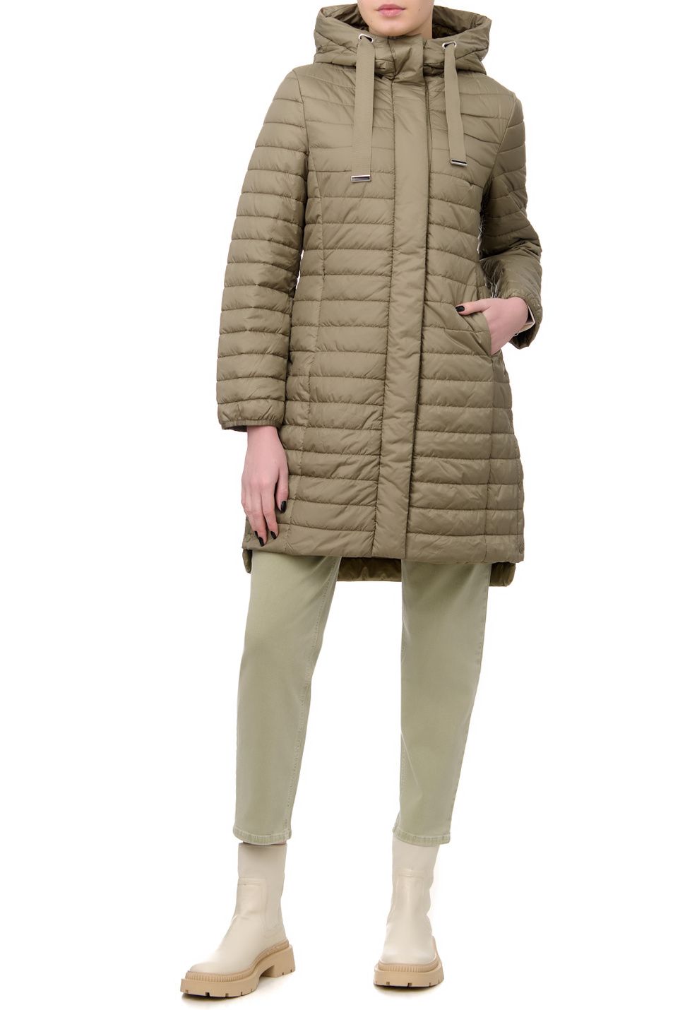 Gerry Weber Стеганая куртка на молнии и кнопках (цвет ), артикул 750202-31127 | Фото 3