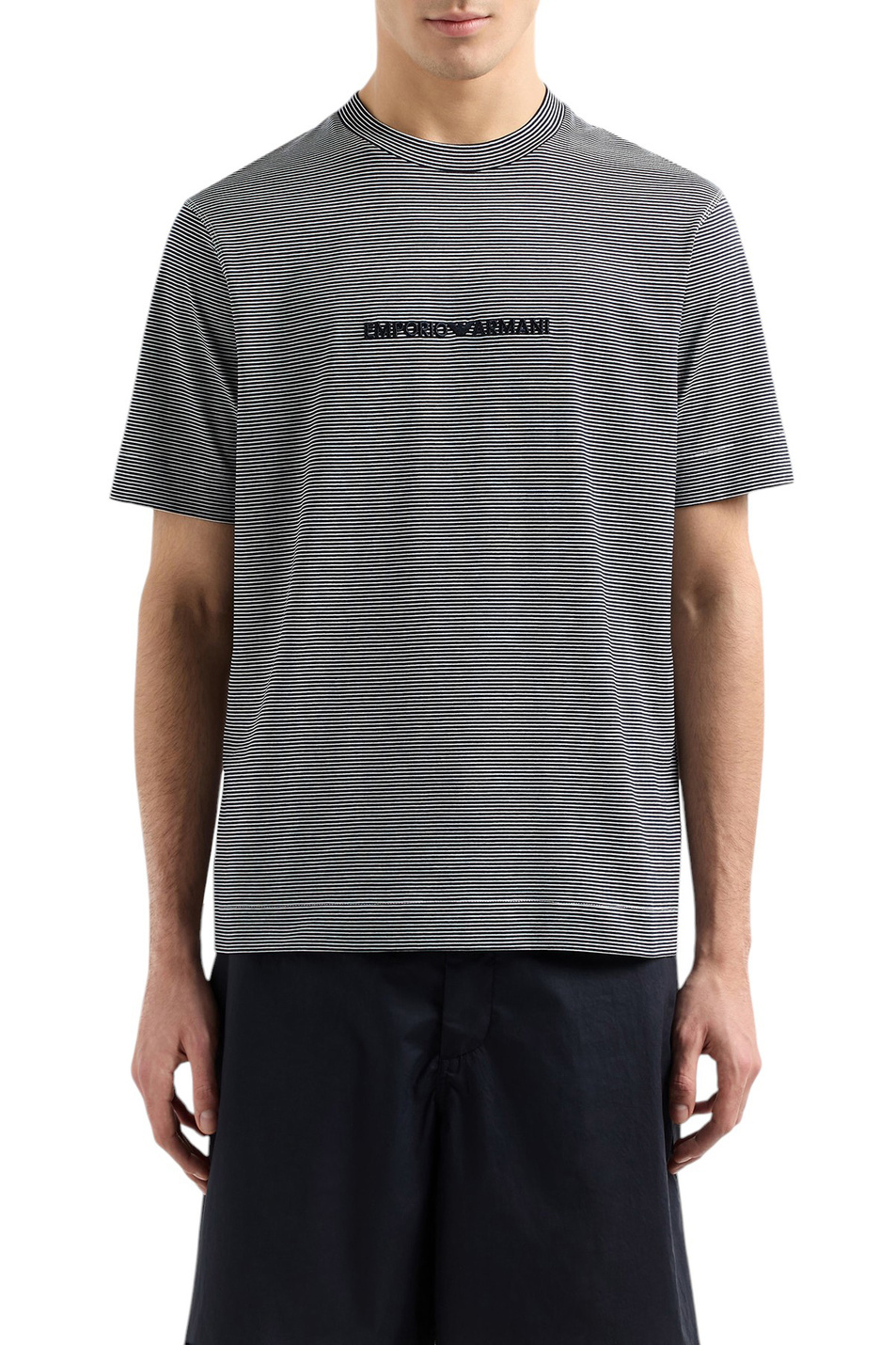 Мужской Emporio Armani Футболка в полоску (цвет ), артикул EM000824-AF12927 | Фото 4