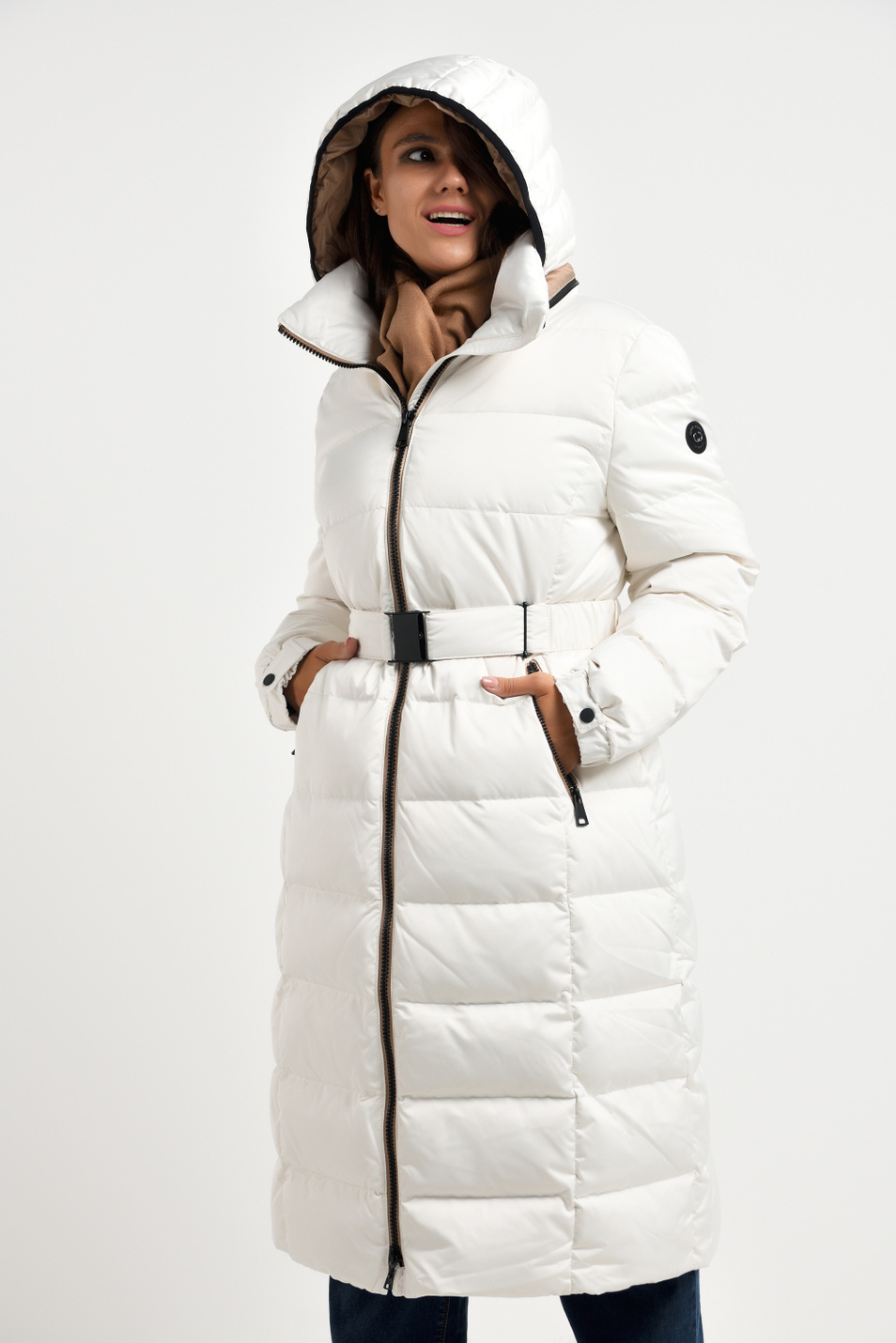 Женский Gerry Weber Пальто стеганое с потайным капюшоном (цвет ), артикул 450203-31115 | Фото 4